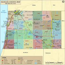 Map Of Allegan County In Michigan Usa Countymap Map Allegan Usa Michigan Allegan County County Map Map
