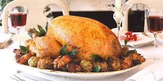 A traditional english and british christmas dinner includes roast turkey or goose, brussels sprouts, roast potatoes, cranberry sauce, rich nutty stuffing, tiny sausages wrapped in bacon. Christmas Menu Classic Dinner Bbc Good Food