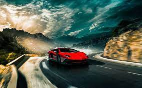 Download Wallpapers Lamborghini Aventador Sv 4k Drift 2018 Cars Road Red Aventador Supercars Lamborghini Besthqwallpapers Com Lamborghini Aventador Lamborghini Sv Dream Cars Lamborghini