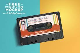 Free Cassette Tape Mockup Photoshop Supply Mockup Photoshop Cassette Tapes Mockup Free Download