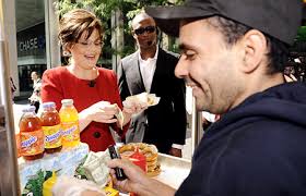 Fake Sarah Palin earns a real New York welcome