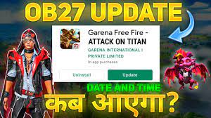 Top 5 new changes in ob27 free fire new update | free fire advanced server new updateподробнее. Free Fire Ob27 Update Date And Time Free Fire Ob27 Update Kab Aayga Ob27 Date And Time Youtube