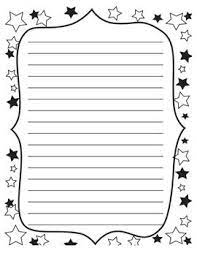 Lined writing paper with border. Lined Writing Papers With Borders Lined Writing Paper Writing Paper Letter Writing Template