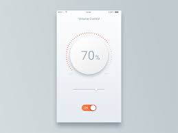 Volume Control App Interface Design Web Design Tips Web Design