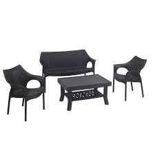 Supreme Plastic Coffee Table Set Love Seat Coffee Table Sofa Set