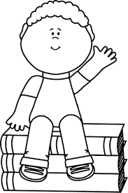 Black And White Boy Head Clipart Black And White Boy Sitting On Books And Waving Clip Art Black And White Boy Sitting On Books And Clip Art Black And White Girl Sunday School Coloring Pages