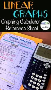 Students Use This Graphing Calculator Reference Sheet To Graph Linear Functions They Learn How To Adjus Graphing Linear Equations Graphing Calculator Graphing