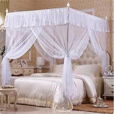 Four Corner Curtain Bed Mosquito Net Canopy Netting Princess Bedding All Types Canopy Bed Curtains Canopy Bed Diy Canopy Bed