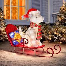 An adorable video has emerged of husky puppies delightfully playing around with christmas decorations. Sled Riding Husky Lighted Outdoor Christmas Decoration Weihnachtsdekoration Weihnachten Dekoration Dekoration