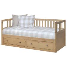Hemnes Lezanka Z 2 Szufladami 2 Materace Jasnobrazowy Malfors Srednio Twardy 80x200 Cm Kupuj Online Lub W Sklepie Ikea In 2020 Hemnes Day Bed Hemnes Wooden Sofa Designs
