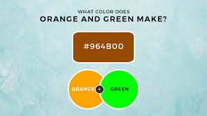 As you might remember, mixing colors is an essential practice in arts and design. Orange And Green Mixed What Color Does Orange And Green Make