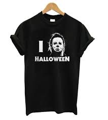 I Love Halloween Michael Myers T Shirt