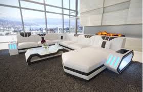 Bij canapé houden we van aperitieven! Canape Clermont Xxl Ac Eclairage Led Nativo Mobilier Design