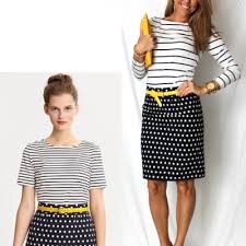 Black And White Polka Dot Skirt Outfit Ideas Pin On Style Inspiration