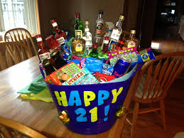 21st Birthday Gift Baskets For Him 21st Birthday Basket For Boyfriend 21st Birthday Basket Birthday Basket 99th Birthday Gifts