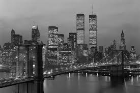 Nyc skyline black and white. 1980s New York City Lower Manhattan Skyline B Vintage Images Icanvas