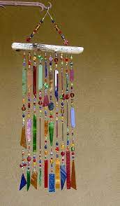 Windchime Suncatcher Stained Glass By Erin Glass Wind Chimes Wind Chimes Glass Windchimes