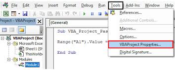 I have written vb code in file a to open files b, c, d, e, f, etc,. Vba Project Password How To Protect Vba Code With Password