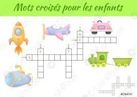 Maybe you would like to learn more about one of these? Mots Croiss Pour Les Enfants Mots Croises Pour Enfants Vecteur Stock Crushpixel