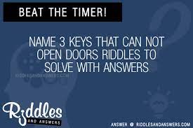Every year, untold numbers of drivers either lose their car keys or lock them inside their cars. 30 Name 3 Keys That Can Not Open Doors Riddles With Answers To Solve Puzzles Brain Teasers And Answers To Solve 2021 Puzzles Brain Teasers