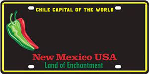 This is the official license plate for the state of new mexico as it has been officially adopted by the state legislature. Standard Plates Motor Vehicle Division Nm