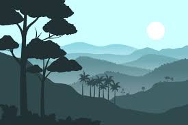 Download Silhouette Mountains Background Graphic By Sabavector Creative Fabrica SVG Cut Files
