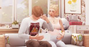 Clumsy alien's morano hair in wms! Love 4 Cc Finds Clumsyalienn It S Our Baby Posepack