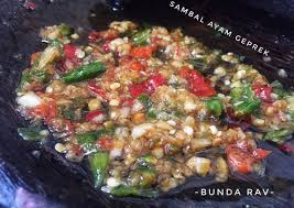150 gram tepung terigu protein tinggi. Resep Sambal Ayam Geprek Matang Yang Lezat