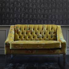 Iconic home modern contemporary tufted. Baron Tufted Sofa Chinoiserie Velvet The Transylvanian Manor Stories Products