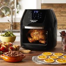 6 Qt Power Air Fryer Oven With 7 In 1 Cooking Features With Professional Dehydrator And Rotisserie Check Air Fryer Oven Recipes Oven Reviews Rotisserie Oven