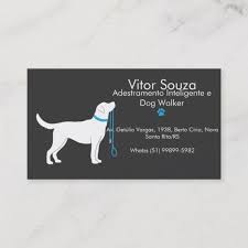 dog walker business card zazzle com vizitki