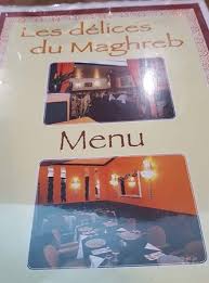 La Carte Picture Of Les Delices Du Maghreb Berck Tripadvisor
