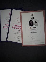This includes the cost registration onto the award scheme, badge and certificate, campsite fees, use of three rivers academy equipment (tents the duke of edinburgh award was launched at res in january 2015. William Hoe On Twitter Good To Be Able Send Out Some Dofe Certificates For Wmwaco Cadets Bronze Award For 216redditchatc Silver Certificate Of Achievement For 63sqn And Gold Certificate Of Achievement For