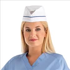 KARRAKA bílá, modrý lem 54