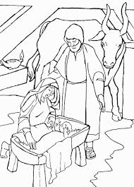 Het was de evangelist lucas die van de vier evangelisten het meest uitvoerig op deze gebeurtenis, en de gebeurtenissen eromheen, is ingegaan. Kleurplaten En Zo Kleurplaten Van Bijbel Kerstverhaal