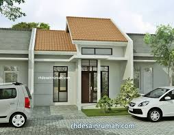 Dominasi warna putih dengan aksen garis coklat natural membuat rumah terlihat. 50 Desain Rumah Depan 6 Meter Png Sipeti
