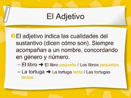 Resultat d'imatges de adjetivo