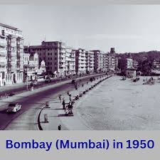 Mumbai when it was 'Bombay', circa 1950.
