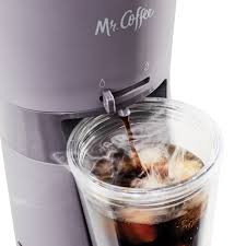 For cold drinks, it's best to use syrup instead of granulated sugar. Mr Coffee Iced Coffee Maker With Reusable Tumbler And Coffee Filter Mr Coffee