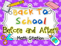 Fun Back To School Math Station Students Draw A Number Card And Write The Three Numbers That Come After Or Before Inclu Math Stations Math Homeschool Classes