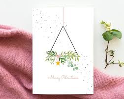 Christmas Card Round Wreath Folded Seasonal Card With Etsy Elegant Christmas Cards Christmas Cards Christmas Card Packs