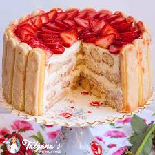 Strawberry Tiramisu Cake Recipe Video Tatyanas Everyday Food Recipe Strawberry Tiramisu Desserts Tiramisu Cake
