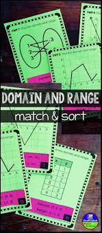 Learning About Domain And Range Algebra Activities Algebra Fun Teaching Algebra
