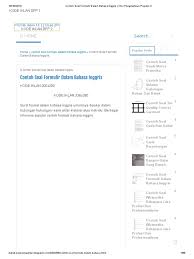 Di antara buah dari beriman kepada qada dan qadar adalah berupa ketenangan hati. Contoh Soal Formulir Dalam Bahasa Inggris Ilmu Pengetahuan Populer 2 Pdf