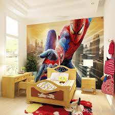Custom Marvel Hero Wall Mural Spiderman Kids Boys Children Photo Wallpaper Silk Wallpaper Home Decoration Art Room Decor Bedroom Hallway From Greenho 24 92 Kids Wall Decals Superhero Wall Decals Wall Murals