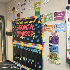 Three Ways To Implement Growth Mindset In The Classroom Perfect For Elementa Growth Mindset Classroom Growth Mindset Bulletin Board Growth Mindset Activities