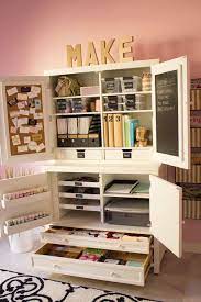 You don't have to spend a ton of money on new furniture for your craft room. Dream Craft Room Craft Room Organization Craft Room Storage