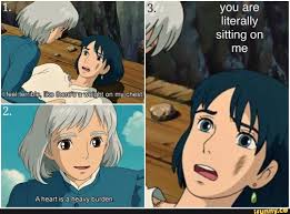 You Are Literally Sitting On Ifunny Studio Ghibli Movies Studio Ghibli Art Ghibli Movies