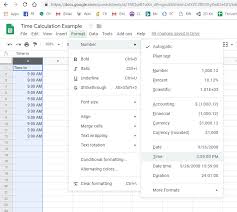 A break deduction can be entered in hours, minutes, or both. How To Calculate Time In Google Sheets