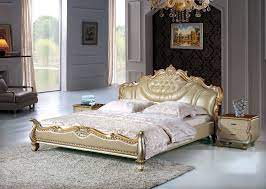 Aliexpress Com Buy Modern Designer Italy Real Leather Headboard Double Bed Classic Desi Solid Wood Bedroom Furniture Headboard Designs Wood Bedroom Furniture